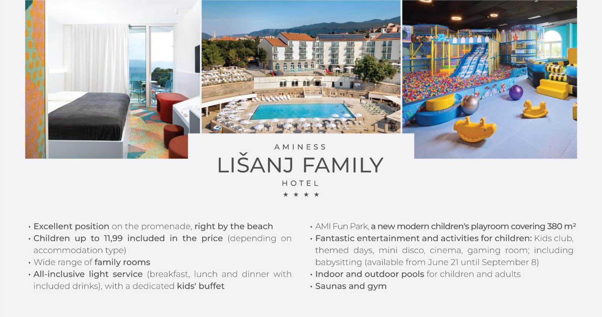 Hotel Aminess Vival Casa Lisanj Novi Vinodolski Exterior foto